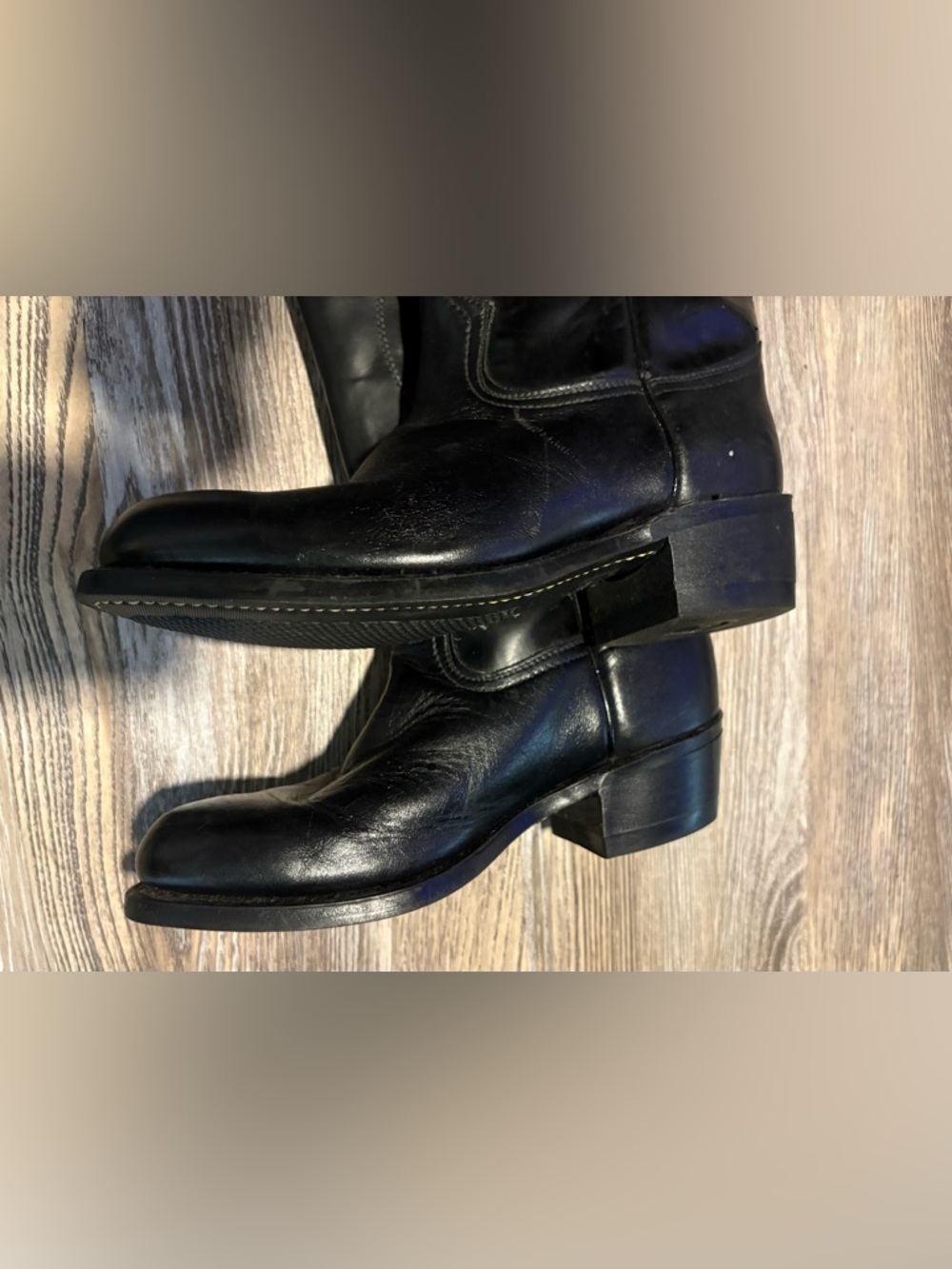 Texas Boot Company Black Western Boots - Picture 6 of 10